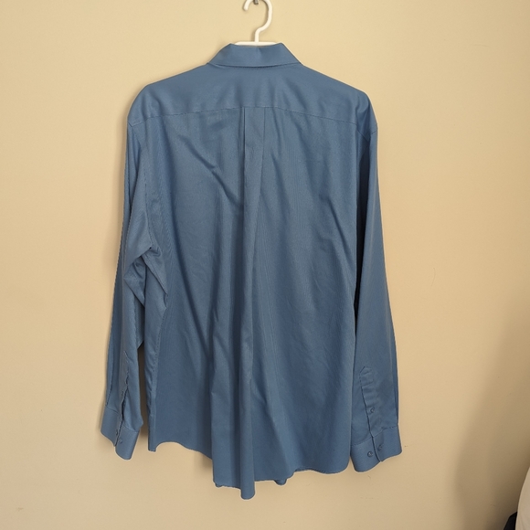 Denver Hayes Never-Iron Light Blue Men's Button Up - Picture 5 of 6